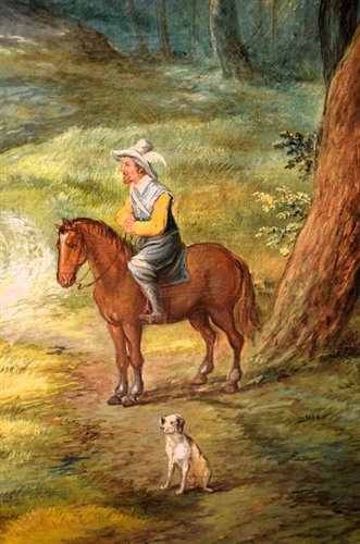 "Fairytale Landscapes with Figures in the Forest"